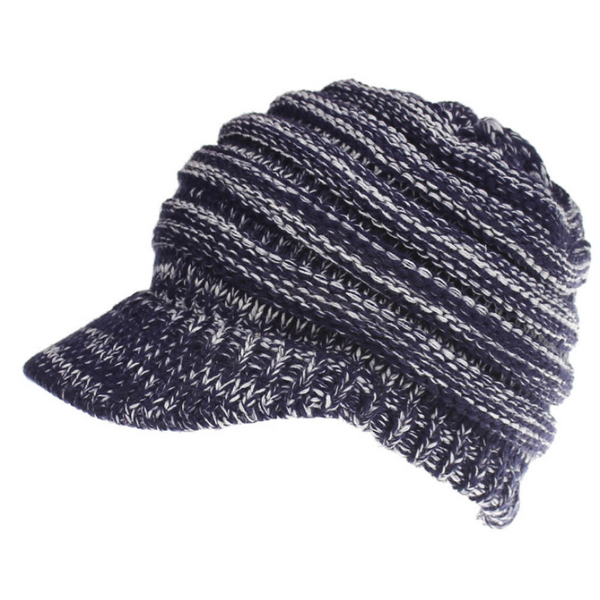 Women Ponytail Beanies Autumn Winter Soft Knitting Caps Warm Ladies Hats