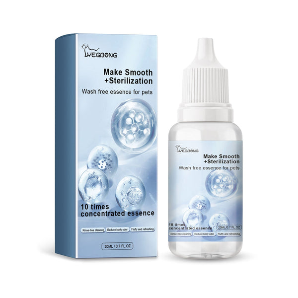 Pet Hair Daily Gentle Cleaning And Scented No Rinse Care Essence For Cats Dogs Dog Grooming