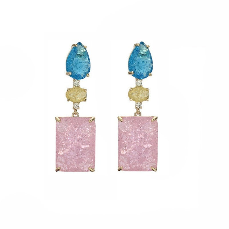 Veile Studios Silver Needle Long Tassel Heavy Industry Style Fashion Accessories Earrings