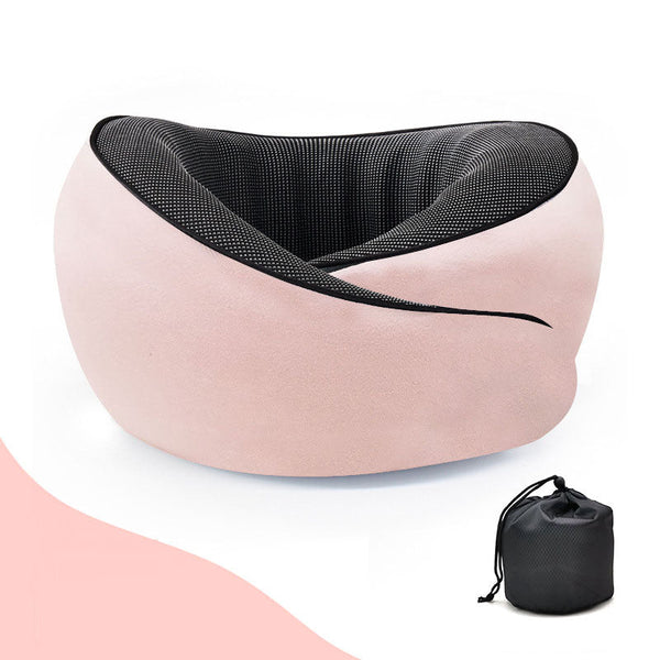 U Shaped Memory Foam Neck Pillow With Slow Rebound For Car Travel Pillows