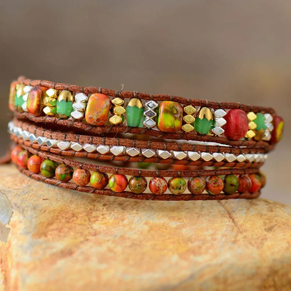 Natural Stone Woven Bracelet Bracelets