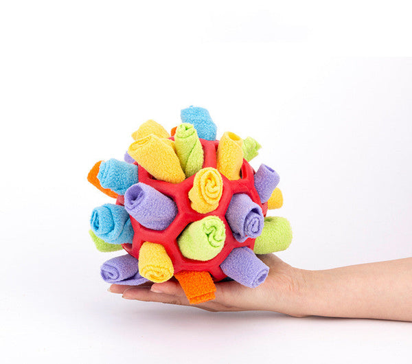 Dog Snuffle Ball Slow Feeding Treat Hiding Pet Toy Dog Snuffle Mats