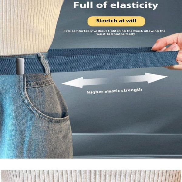 Womens Elastic Non Porous Decorative Jeans Belt Suitable For Various Styles Belts