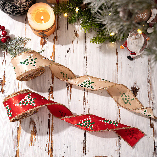 Christmas Ribbons Tree Wreaths Decorative And Decorations Seasonal Decorations