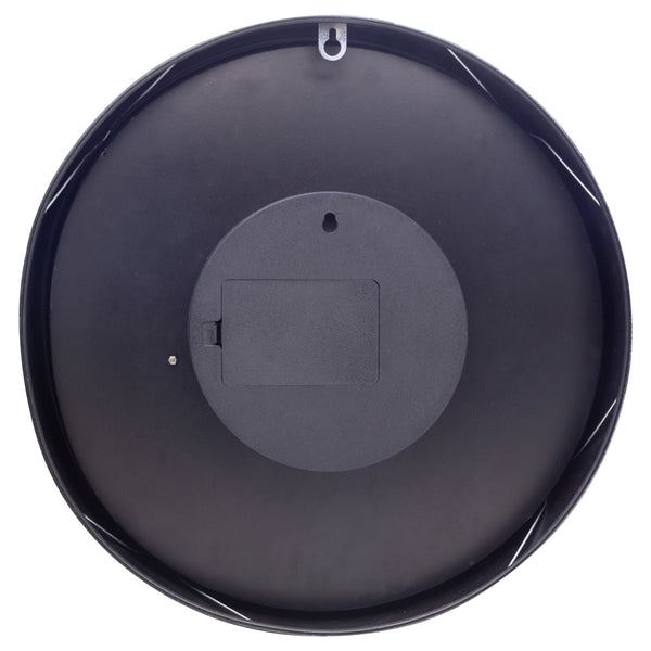 Nextime Modern Gear Wall Clock With Black Dial And Metal Case 36 Centimetres Wall Clocks