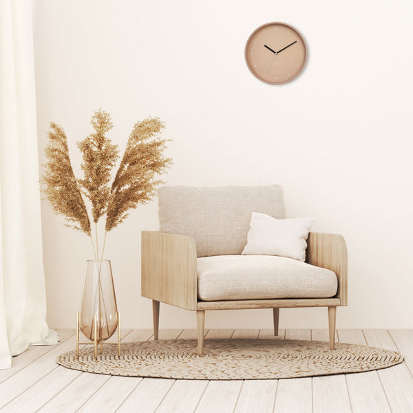 Nextime Berlin Wall Clock 30Cm Pink Wall Clocks