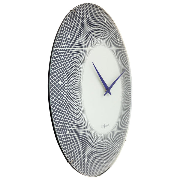 Nextime Deep Wall Clock 50Cm Blue Wall Clocks