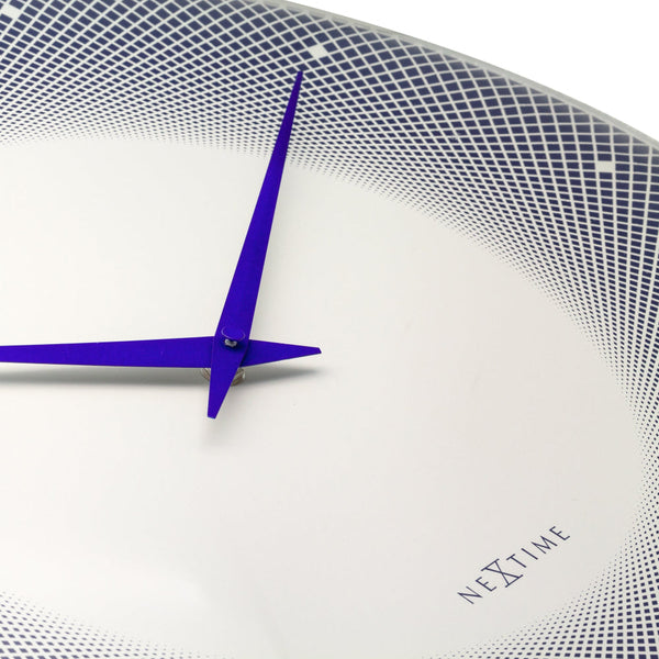 Nextime Deep Wall Clock 50Cm Blue Wall Clocks