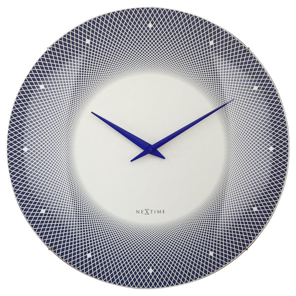 Nextime Deep Wall Clock 50Cm Blue Wall Clocks