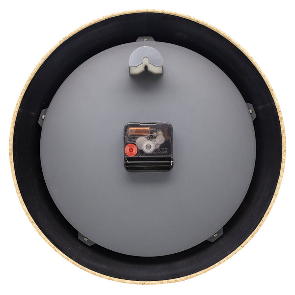 Nextime Cork Wall Clock With Silent Sweep Movement And Natural Case Wall Clocks