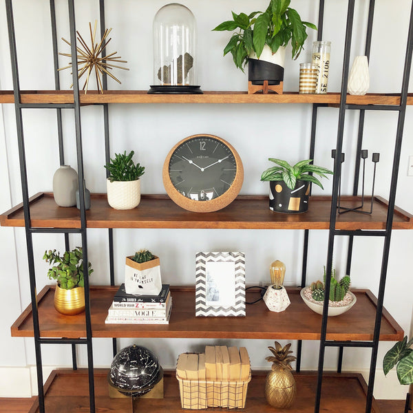 Nextime Cork Wall Clock With Silent Sweep Movement And Natural Case Wall Clocks