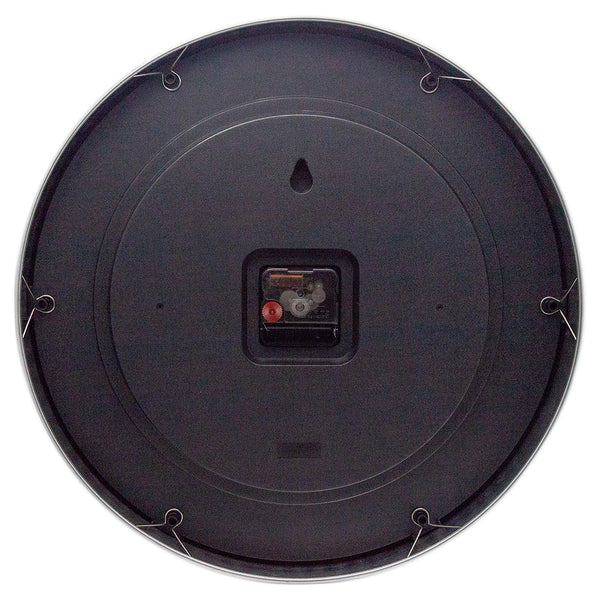 Nextime Wall Clock With Aluminium Case White Dial Silent Movement 40 Centimetres Wall Clocks