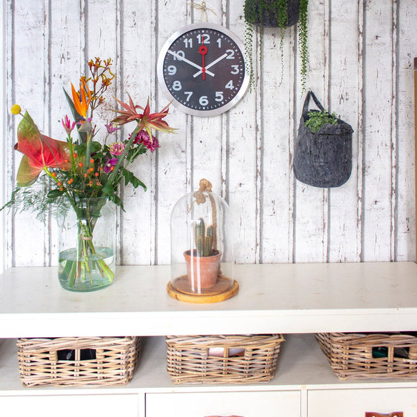 Station Numerical Wall Clock 35Cm White Wall Clocks