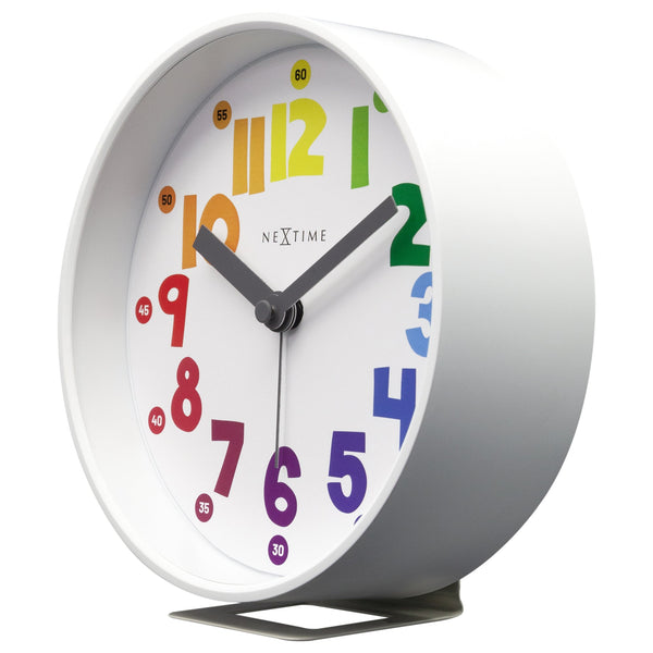 Nextime Sophia Silent Alarm Clock With Night Light For Indoor Use Wall Clocks