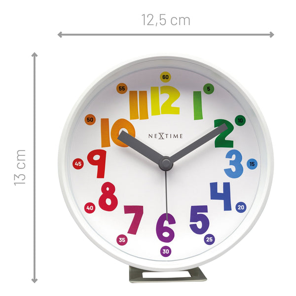 Nextime Sophia Silent Alarm Clock With Night Light For Indoor Use Wall Clocks