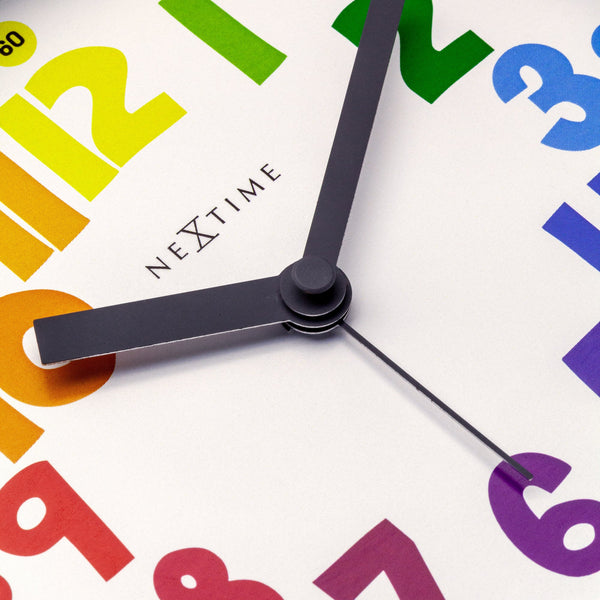 Nextime Sophia Silent Alarm Clock With Night Light For Indoor Use Wall Clocks