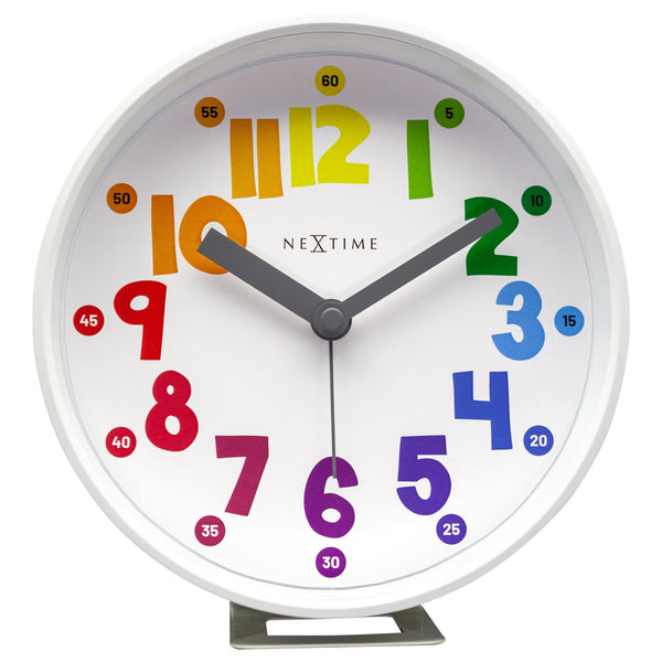 Nextime Sophia Silent Alarm Clock With Night Light For Indoor Use Wall Clocks