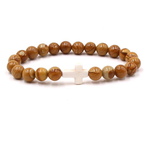 Fashion Bead Jewelry Cross Bracelet Bracelets