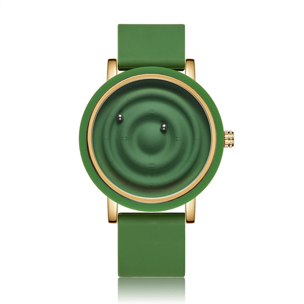 Fashion Silicone Watch Unisex Innovative Creative Trendy Floating Ball Watches