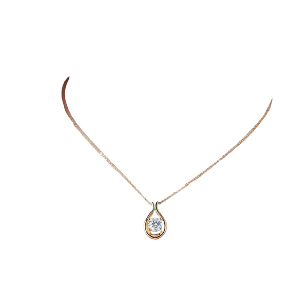 2 Carat Moissanite 925 Sterling Silver Pendant Necklace Necklaces & Pendants