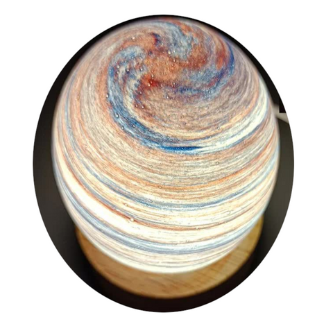 Evening Glow Led Planet Night Light With Base Usb Rechargeable Ambiance Night Lights