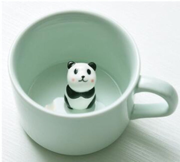Creative 3D Cartoon Animal Ceramic Novelty Mug Mugs