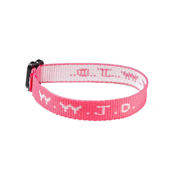 Alphabet Jacquard Printed Wrist Strap Bracelet Unisex Wwjd Adjustable Bracelets