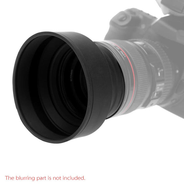 58Mm Altura Photo Collapsible Rubber Lens Hood For Canon Rebel T5i 700D 650D 600D 550D 500D 450D 400D 350D 300D 1100D Lens Hoods