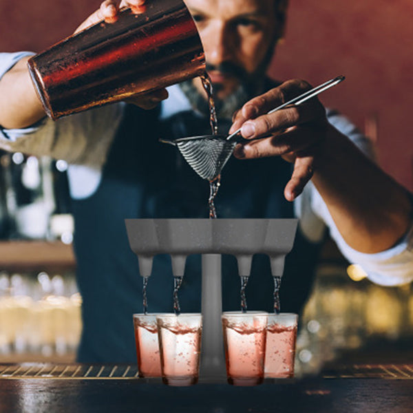 Drink Dispenser Shot Glass Holder Bar Tools Party Supplies Dispensers