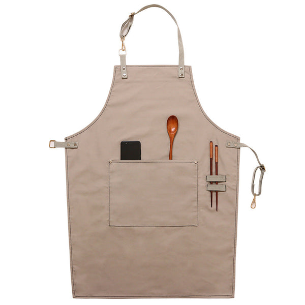 Canvas Apron Logo Printing For Home Kitchen Cooking Aprons