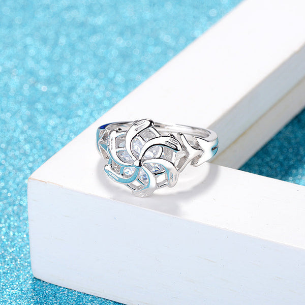Galadriel Nenya Ring Of Water Hobbit Elf Three Great Fashion Women Girl Jewelry High Quality Fan Gift Rings