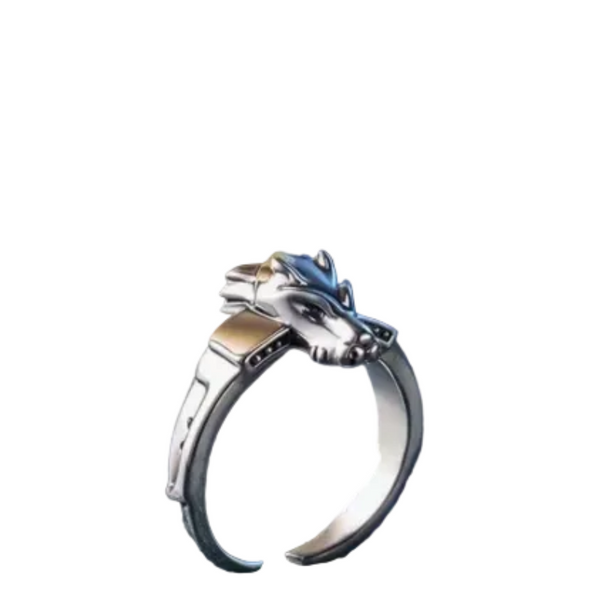 Classic Digimon Ring Tyrannomon Sword Metal Garurumon Anime Thai Silver Couple For Men And Women Rings