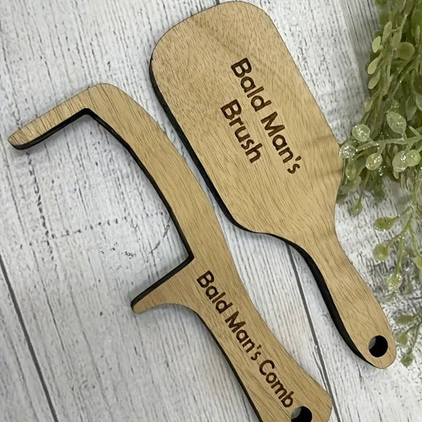 Bald Man Comb Crafts April Fool's Day Funny Gift Novelty
