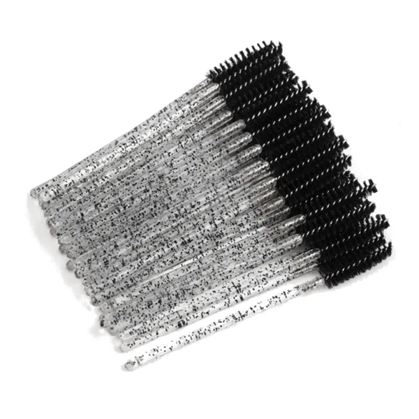 50 Pcs Eyelash Makeup Disposable Mascara Wands Applicator Spoolers Lashes Cosmetic Tools Brushes