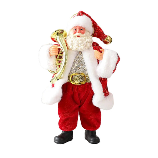 Santa Claus Plush Toy Decoration For Christmas Window Display And Tree Ornament Seasonal Decorations