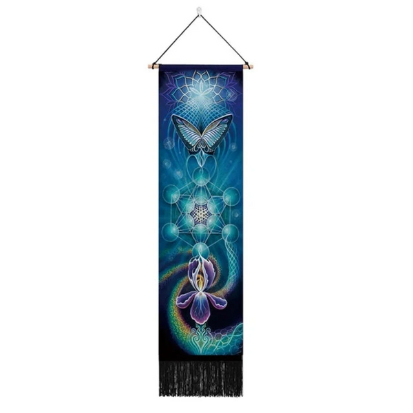 Seven Chakra Tapestry Hippie Mandala Chakras Wall Hanging Fabric Yoga Meditation For Spiritual Room Decor Tapestries