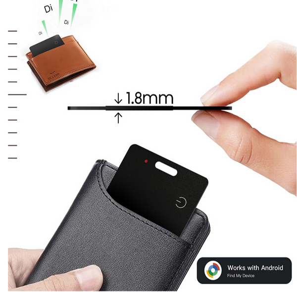 Ultra Thin Wireless Charging Card Anti Loss Tracking Device For Elderly Children Pets Items Gps