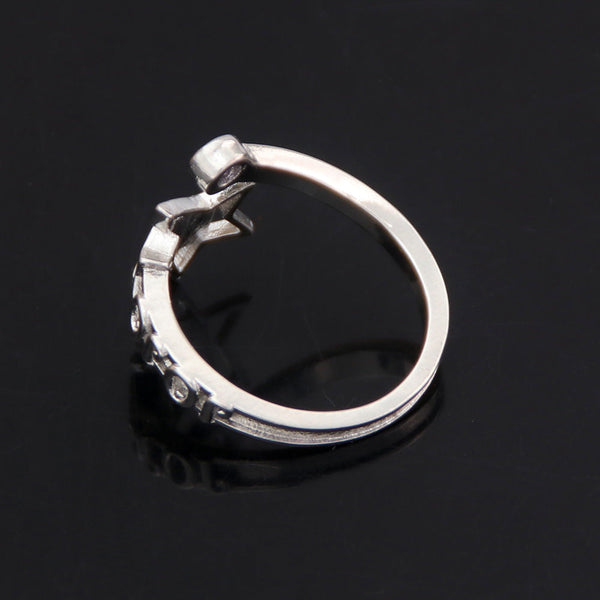 Anime Jojo's Bizarre Adventure Josuke Higashikata Star Ring Stand Platinum Heart Cos Rings
