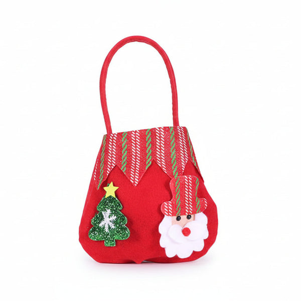 Christmas Decoration Gift Bag Santa Claus Snowman Carry Creative Candy Apple Gift Bags
