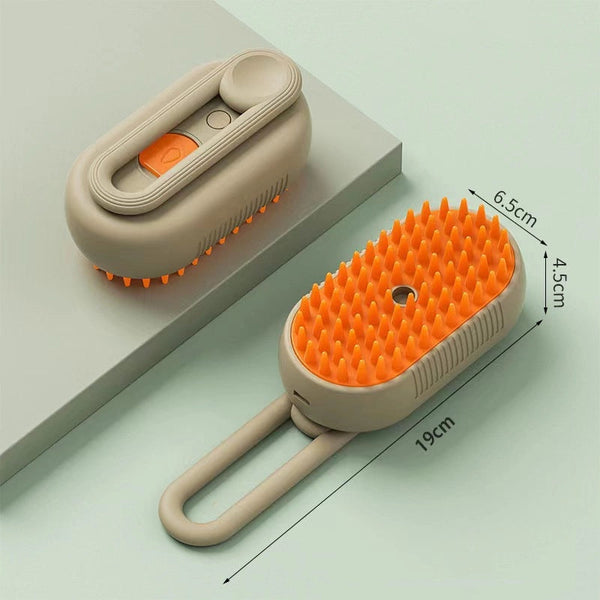 Pet Spray Comb One Button Brush Cleaning Hair Cat And Dog Steam Anti Fly Dog Grooming