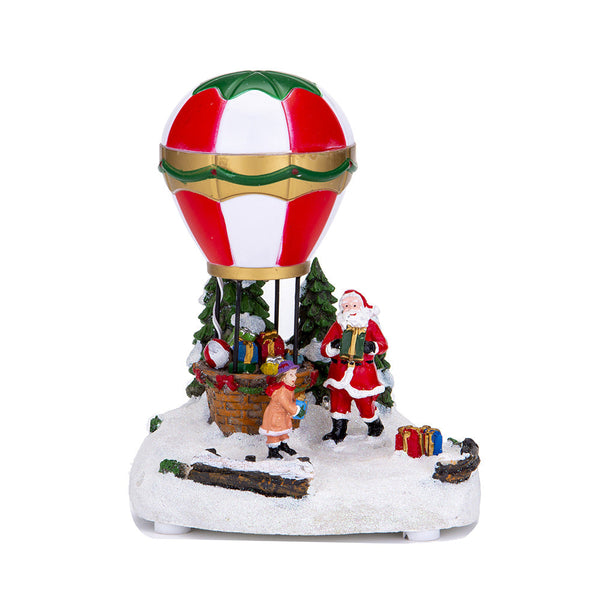 Christmas Led Light Up Music House Decorative Snow With Sound Creative Gift And Holiday Decoration Seasonal Decorations