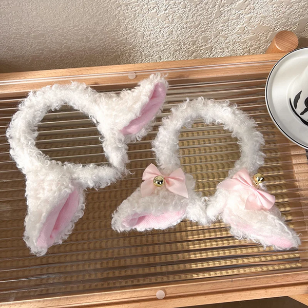 Original Design Sheep Kc Lolita Hand Made Headband Lamb Ears Animal Headdress Headbands
