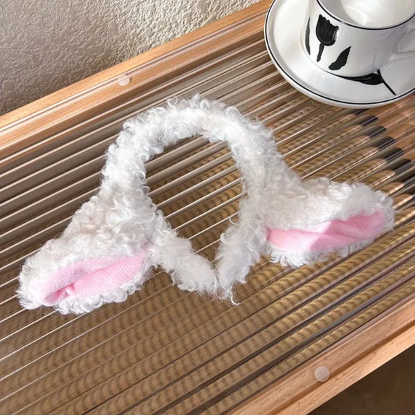 Original Design Sheep Kc Lolita Hand Made Headband Lamb Ears Animal Headdress Headbands
