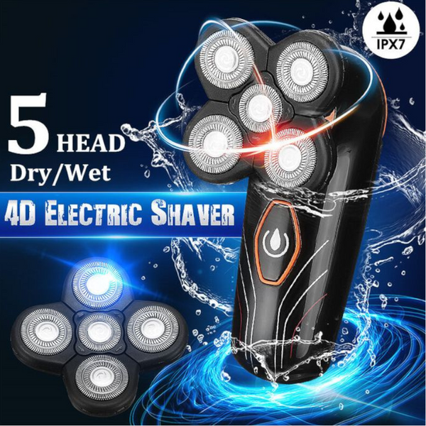 5 Heads Electric Floating Shaving Razor Intelligent Speedy Men's Shaver Waterproof