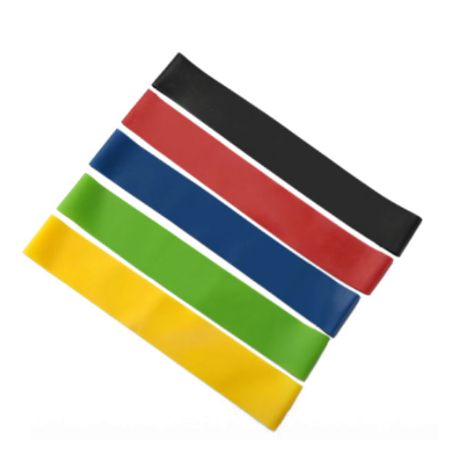 5 Sizes Set Latex Resistance Loops Exercise Booty Bands Gym Fitness Strength Training Resistance Trainers