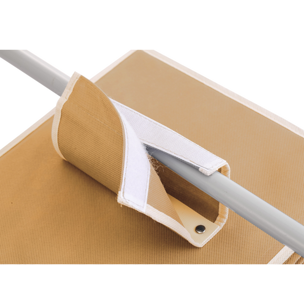 Carla Home 5 Tier Shelf Hanging Closet Organizer And Storage For Clothes (Beige) Closet Organisers