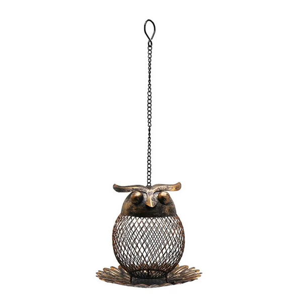 Bird Feeder Outdoor Metal Automatic Feeding Tool Multiple Hole Dispenser Holder Bird Feeders