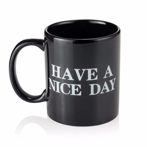 Novelty Coffee Cup Have A Nice Day Middle Finger Ceramic Mug