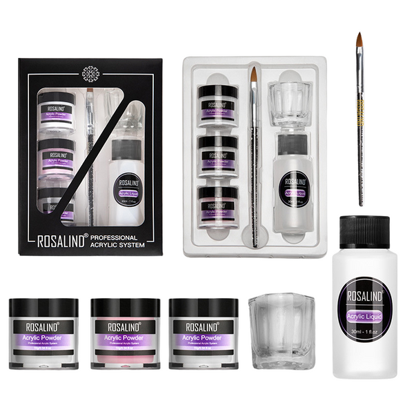 Nail Powder Acrylic System Kit Professional Art Tool Set For Extension And Carving Nail Art Tools