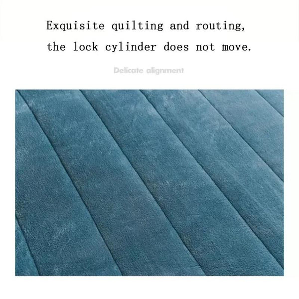 Light Blue Coral Fleece Blanket Warm Flannel Quilt 120X200cm For Autumn Winter Blankets